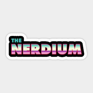 The Nerdium Sticker